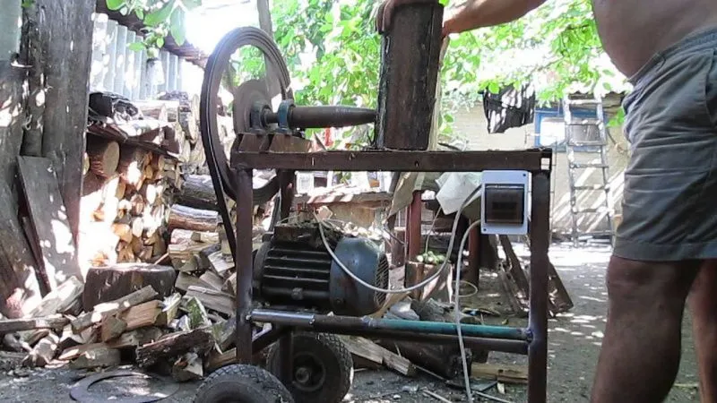 Редукторный дровокол своими руками