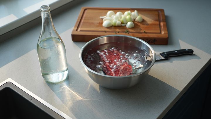 маринад с минеральной водой и луком маринад с минеральной водой и луком