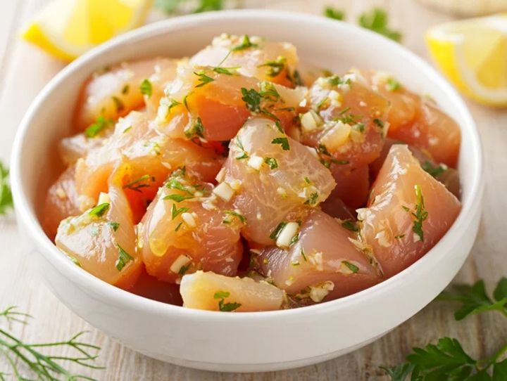 лимонный маринад с чесноком и травами лимонный маринад с чесноком и травами