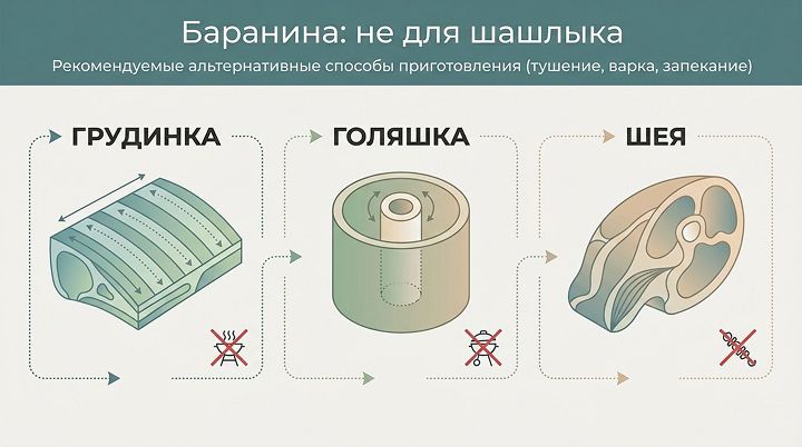 какие части баранины не подходят для шашлыка какие части баранины не подходят для шашлыка