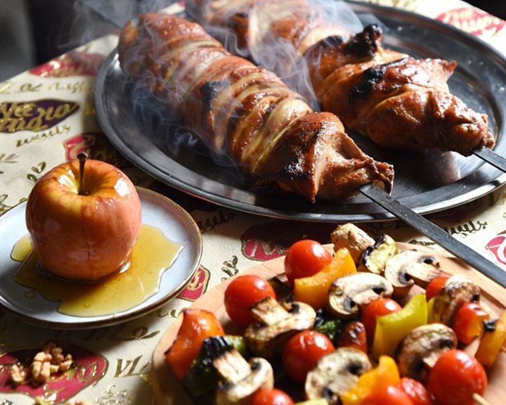 какие новогодние блюда можно приготовить на мангале