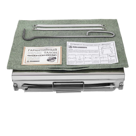 Мангал складной «Дипломат» из нержавейки