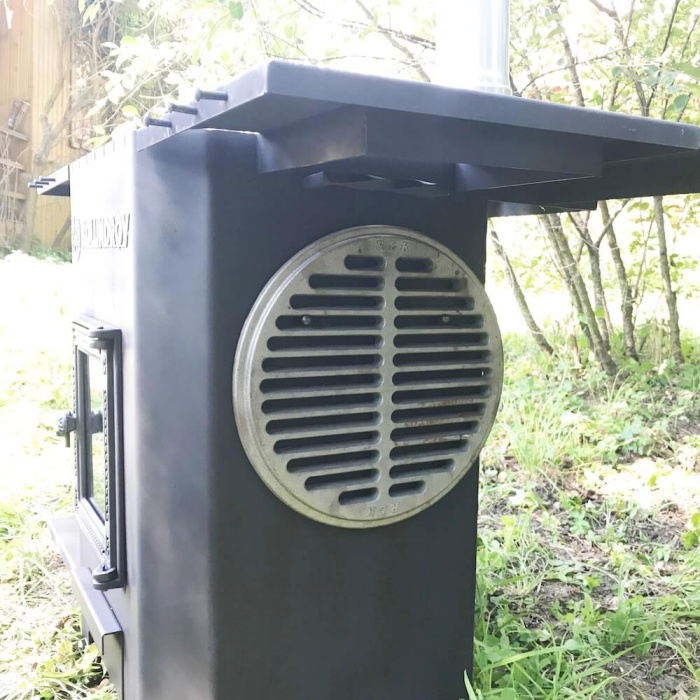 Столик верхний правый для садовой печи «УДачный кулинар»