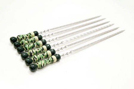 Набор шампуров «Защитник» 450 мм (6 шт. в чехле из влагостойкой ткани)