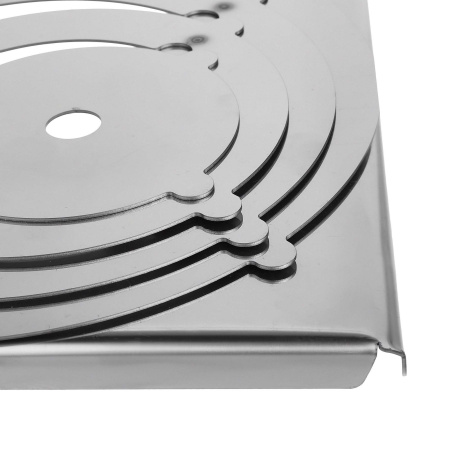 Плита со съемными кольцами из нержавейки для мангала KOLUNDROV