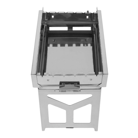 Мангал складной «Дипломат» из нержавейки