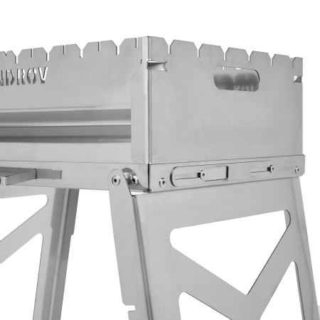 Мангал складной «Складень» из нержавейки