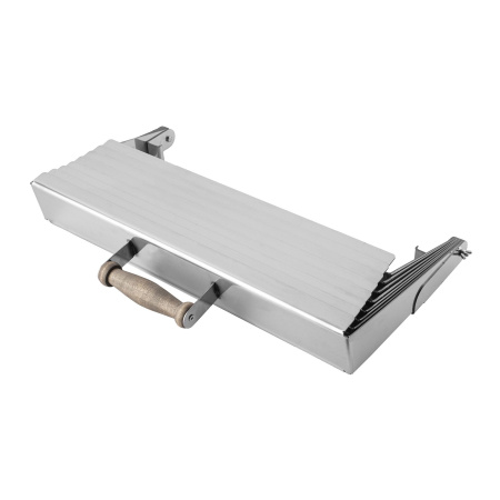 Крышка складная из нержавейки для мангала «Дипломат Профи»