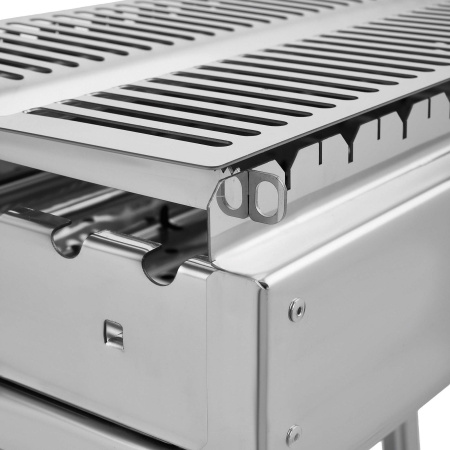 Мангал складной «Дипломат Профи» из нержавейки