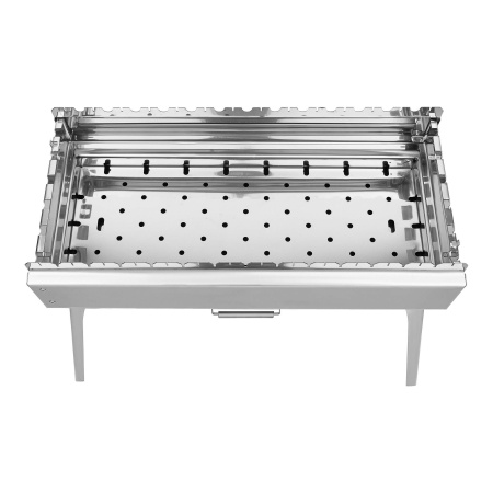 Мангал складной «Дипломат Профи» из нержавейки