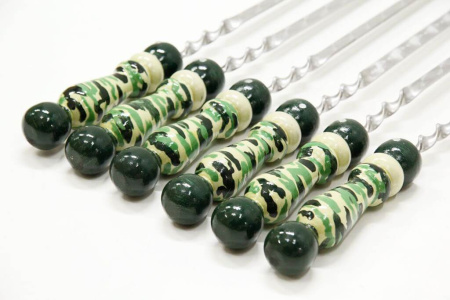 Набор шампуров «Защитник» 450 мм (6 шт. в чехле из влагостойкой ткани)