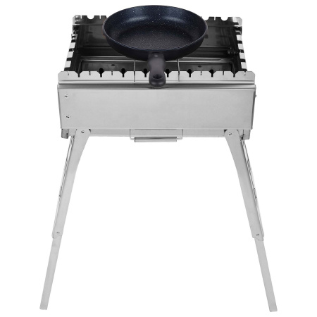 Мангал складной «Дипломат» из нержавейки
