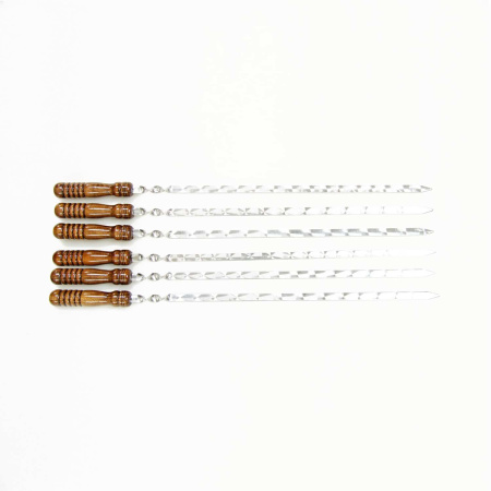 Набор шампуров «Кебаб» 450 мм (6 шт. в чехле)