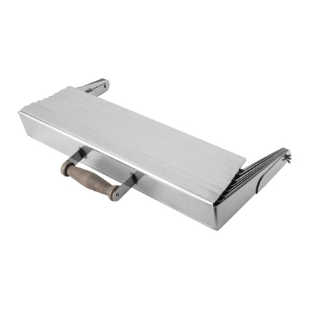 Крышка складная из нержавейки для мангала «Складень»