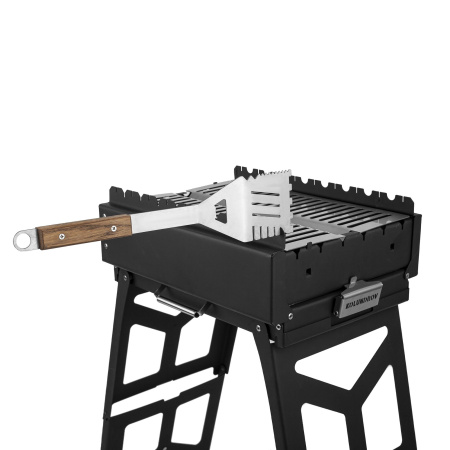 Лопатка-мультитул из пищевой нержавейки для мангалов и грилей Лопатка-мультитул из пищевой нержавейки для мангалов и грилей