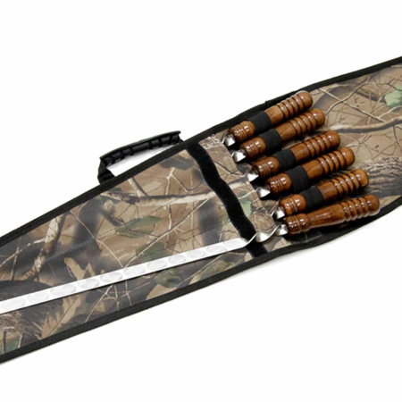 Набор шампуров «Кебаб» 450 мм (6 шт. в чехле)