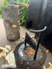 Дровокол ручной «С полукольцом» в наборе с точилкой для инструмента — в деле