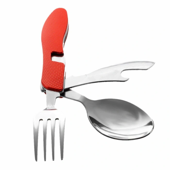 Приборы столовые походные складные 4 в 1