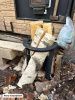 Дровокол ручной «Х4» в наборе с точилкой для инструмента и сумкой-переноской для дров — в деле