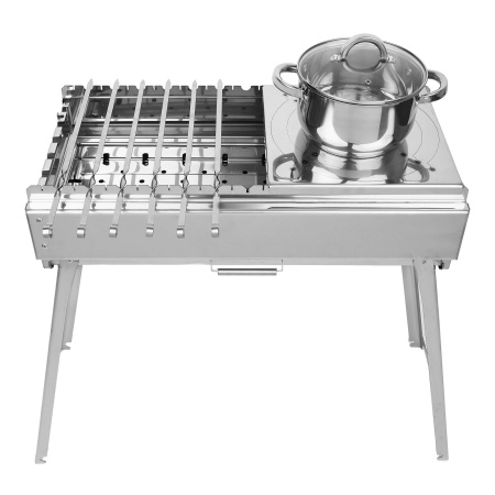 Плита со съемными кольцами из нержавейки для мангала KOLUNDROV