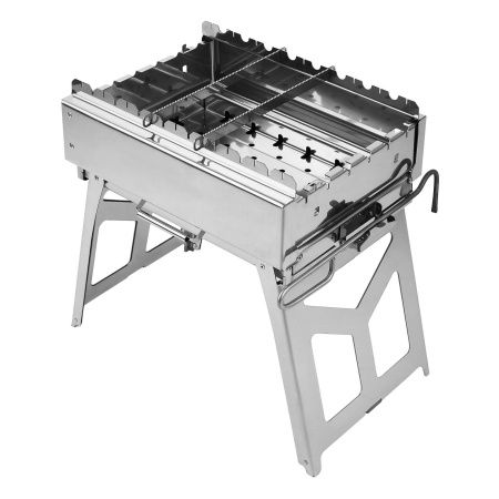 Мангал складной «Дипломат» из нержавейки