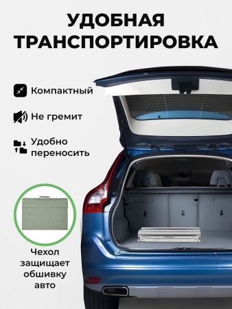 Мангал складной «Дипломат» из нержавейки в наборе с шампурами из нержавейки — компактность и размеры