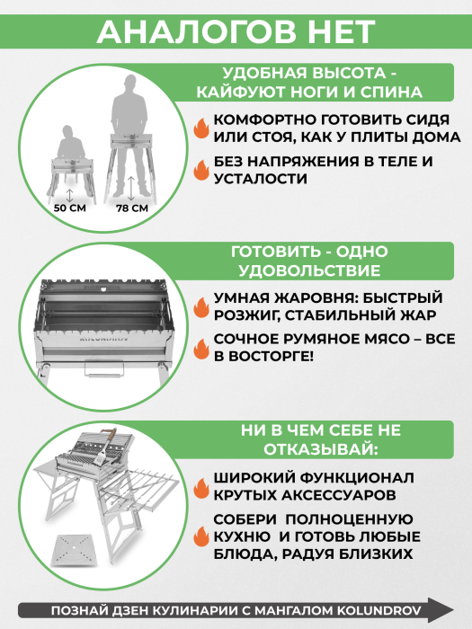 Мангал складной «Складень» из нержавейки Мангал складной «Складень» из нержавейки