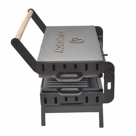 Пресс-гриль угольный KOLUNDROV