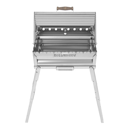 Крышка складная из нержавейки для мангала «Складень»