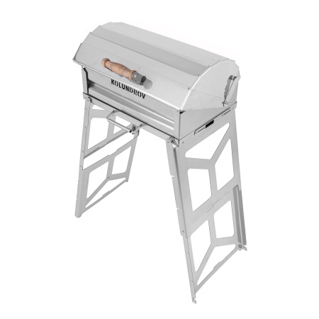 Крышка складная из нержавейки для мангала «Складень»