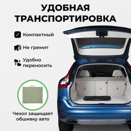 Меганабор мангал складной «Складень» с крышкой и аксессуарами