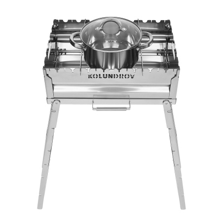 Мангал складной «Складень» из нержавейки