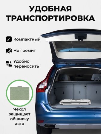 Мангал складной «Складень» из нержавейки в наборе с шампурами из нержавейки — компактность и размеры