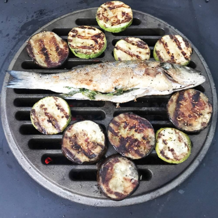 Конфорка решетка-гриль для садовой печи «УДачный кулинар»