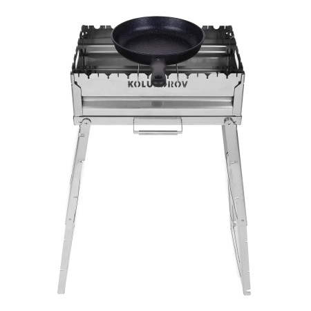 Мангал складной «Складень» из нержавейки