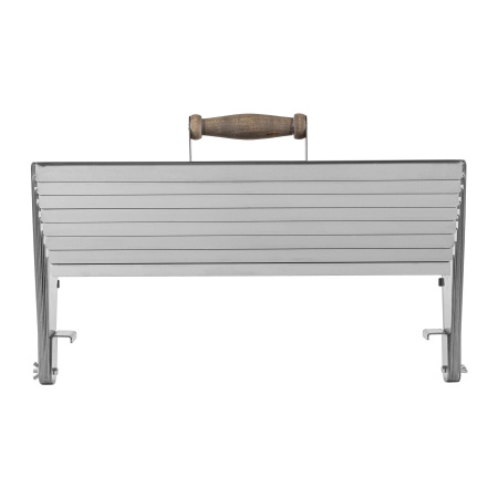 Крышка складная из нержавейки для мангала «Дипломат»