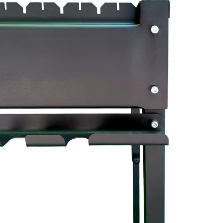 Мангал для дачи стационарный большой «Ферзь» с регулировкой высоты и жара